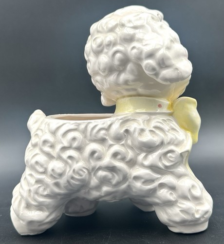 Jardinera vintage Relpo Samson Import Co cerámica cordero amarillo arco Pascua - Imagen 9 de 19
