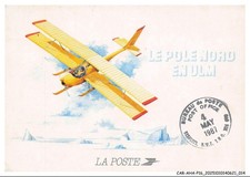 CAR-AHAP16-0854-AVIONS - Le pole nord en ulm - Avec la poste - 1987