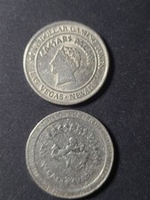 Caesar's Palace Casino-Lot Of Two- $1 Slot Tokens Las Vegas, Nevada 1990 🪙💰🎰