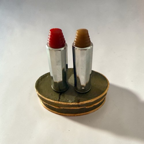 1930s VIGNY Paris Travel Perfume Dropper Set Chrome & Bakelite.  Original Box