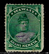 HICK GIRL-USED U.S. HAWAII SC#42 PRINCESS LIKELIKE X5876