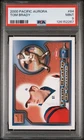 2000 Pacific Aurora Tom Brady #84 Rookie RC PSA 9 NE Patriots Sharp 🔥 Centered