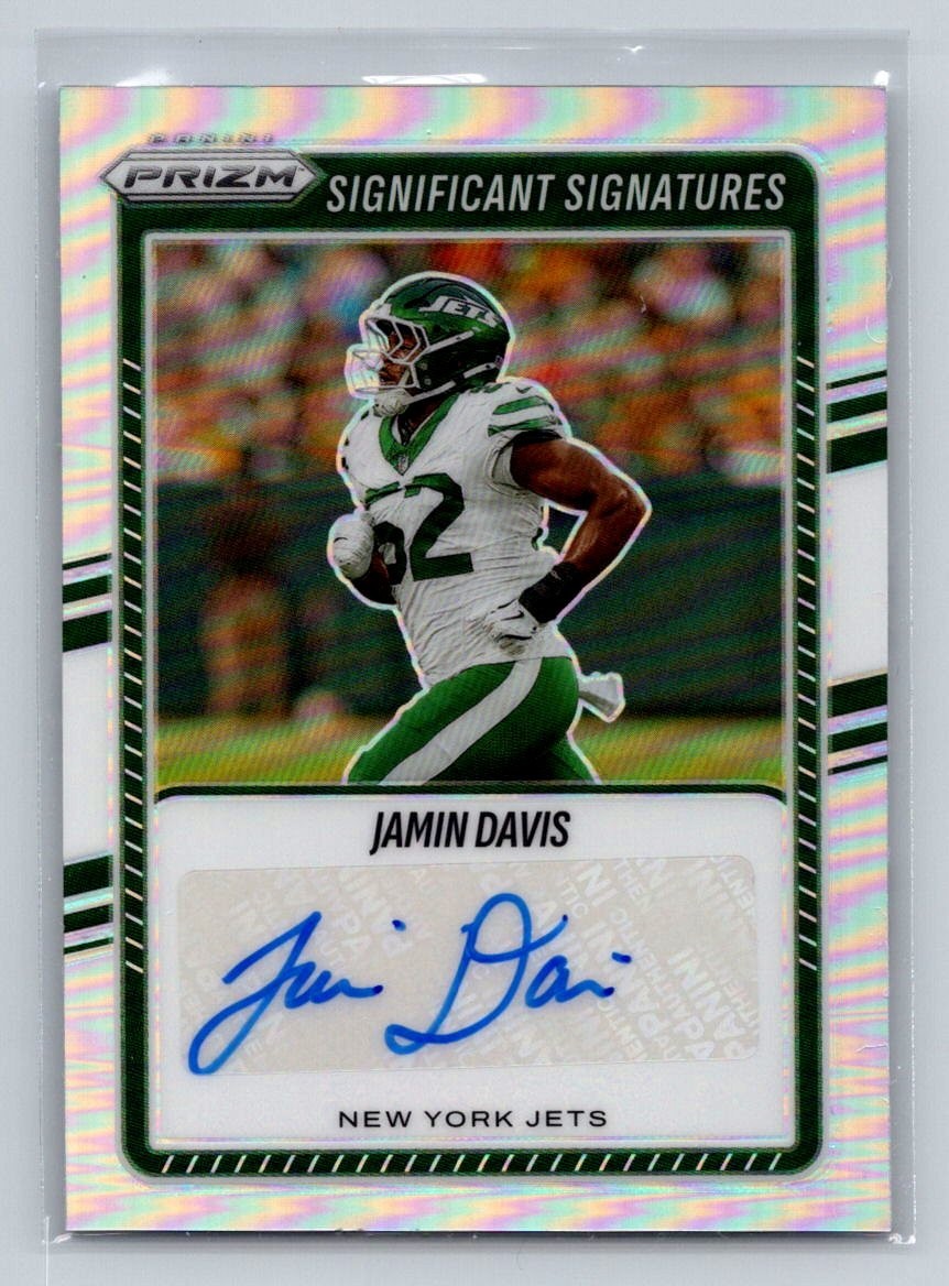 2025 Panini Prizm - Significant Signatures Jamin Davis #SSI-JDS (AU)