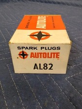 Vintage Autolite Spark Plugs New Old Stock Nos Al82 Set Of 10 Ford Gm Old