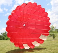 Strong 26ft LoPo round reserve skydiving parachute canopy
