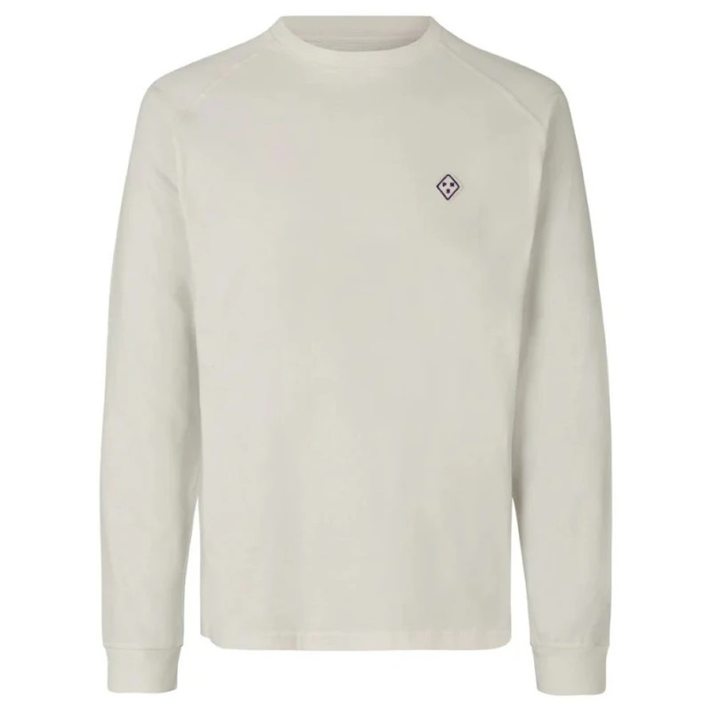 Pas Normal Studios Mens Off-Race Patch Pullover (Off White)