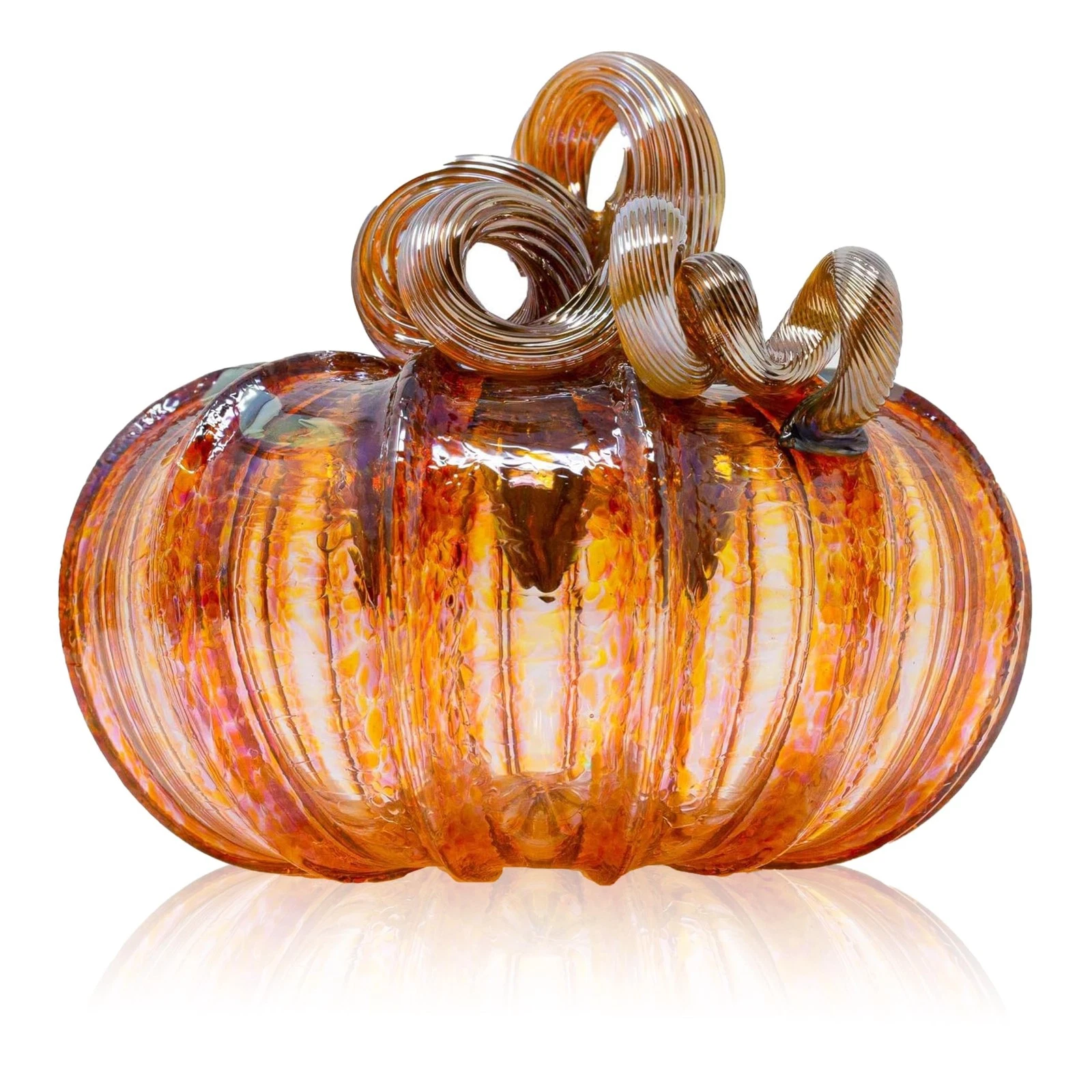 Luke Adams Glass | Handmade Glass Pumpkins | Handmade Table Top Home Decor (S...