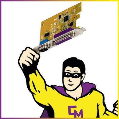 DELL Erweiterungskarte 0YCJ65 Serie (RS232 DB9) Und Parallel (DB-25) - PCI-e