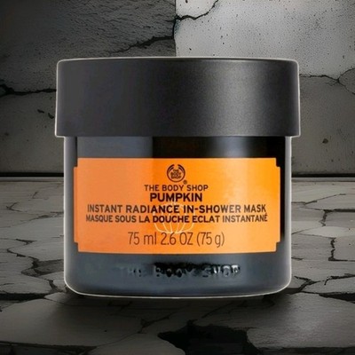 The Body Shop Pumpkin Instant Radiance In-Shower Mask Vegan  75ml Fullsize NEW