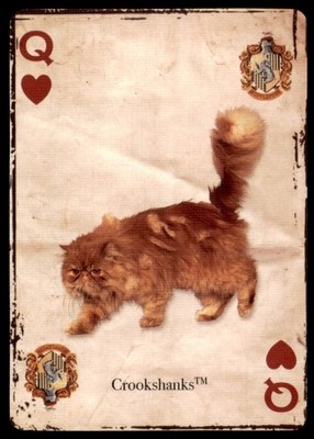 2015 Harry Potter Warner Bros. Hogwarts Castle Crookshanks Poker Card #QUEEN