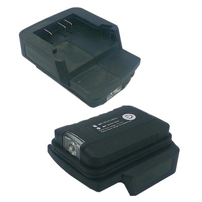 Akku Adapter USB Konverter mit LED Licht für Dongcheng 18V Akku