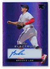 2024 Leaf Electrum PURPLE RC AUTO Brooks Lee! Twins! Rookie! Autograph /25