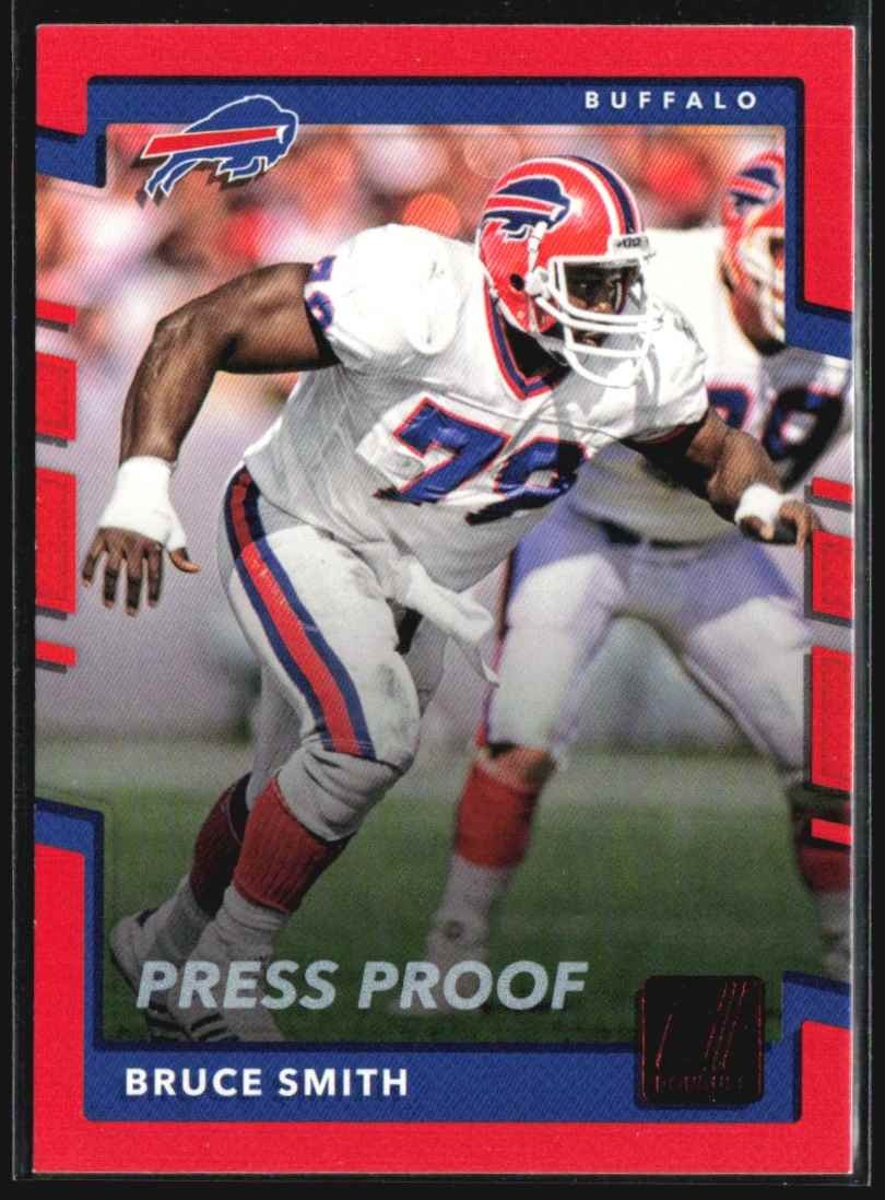 2017 Donruss Press Proof Red Bruce Smith #32 TS1