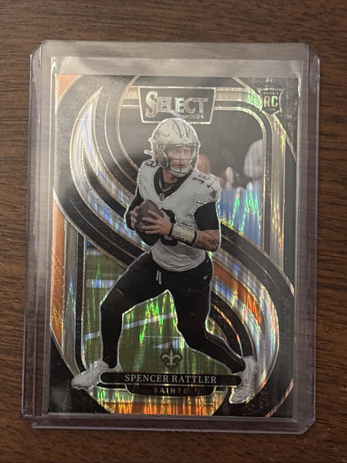 2024 Panini Select - Premier Level Spencer Rattler Orange & Black Shock (RC)