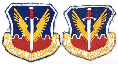 Vintage United States Air Force Tactical Air Command Patch Set Of 2 New Arrival