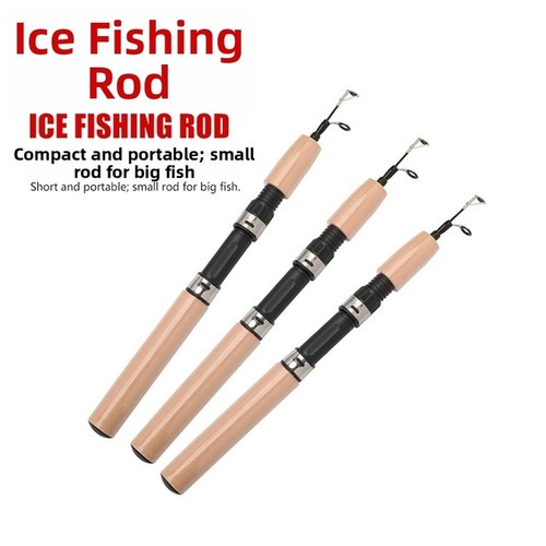 Ice Fishing Rod Ice Fishing Winter Fishing Collapsible Design Responsive Tip - Afbeelding 9 van 18