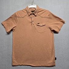 Howler Brothers Polo Shirt Snap Button Sz M