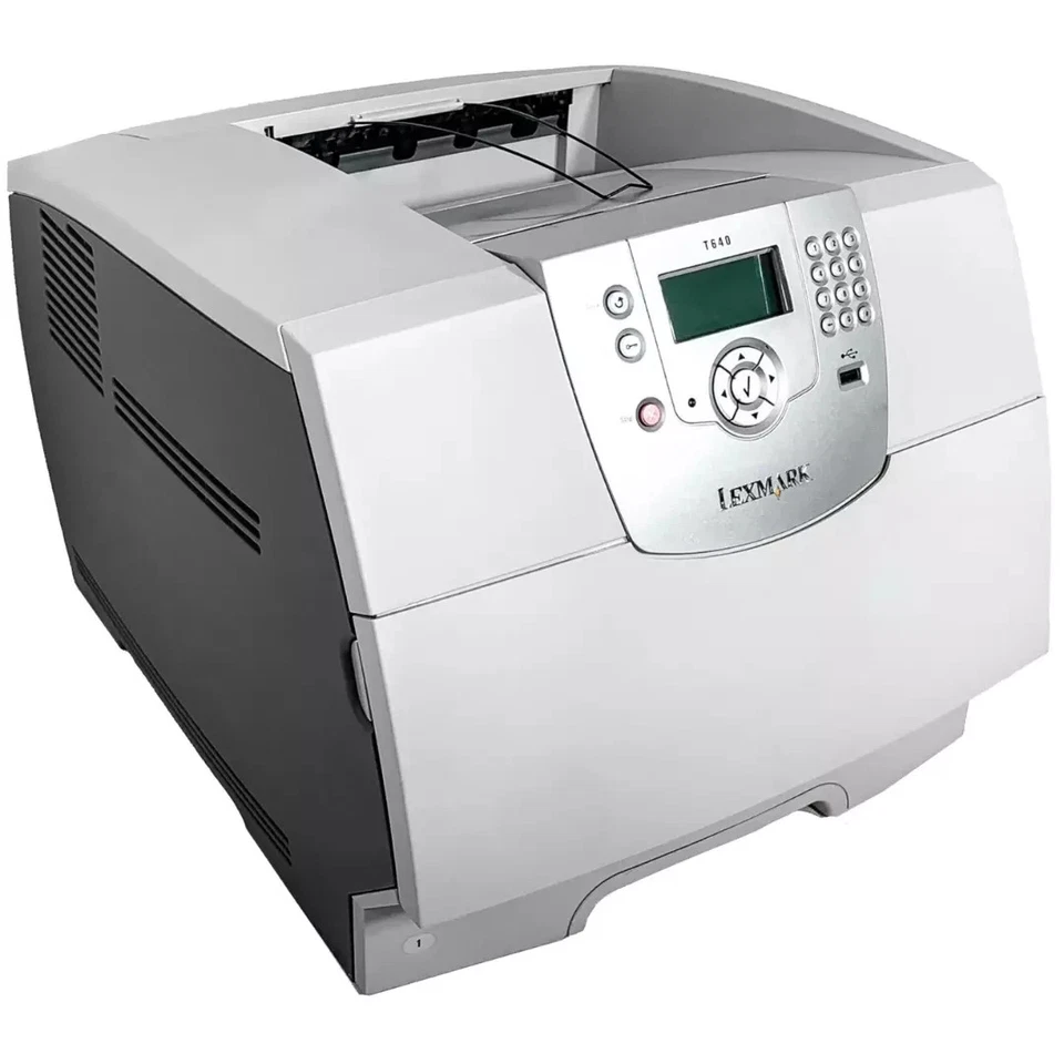 LEXMARK T640N NETWORK USB FAST 33PPM DESKTOP A4 MONO LASER PRINTER - NO TONER - Image 4 of 4