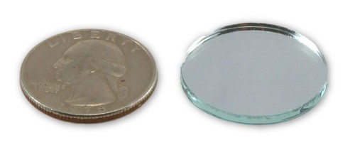 1 inch Small Mini Round Craft Mirrors Bulk 100 Pieces Mirror Mosaic Tiles - Picture 2 of 5