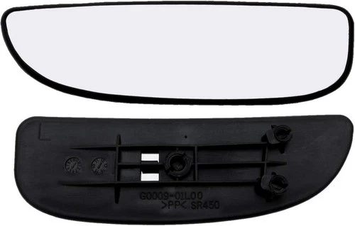 Driver Side Mirror Glass Assembly For Ford E150 E250 E350 Lower Tow Non-Heated