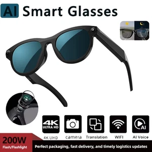 Smart Camera Glasses M88 with Bluetooth Translation Voice Assistant HD Vide-