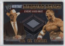 2006 Chrome WWE Heritage Ringside Relics John Bradshaw Layfield JBL Batista 4f5