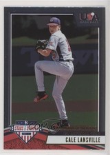 2019 Panini USA Baseball Stars & Stripes Longevity Cale Lansville #58 ff8