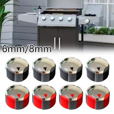 4er Set stilvolle galvanisierte Grillknöpfe kompatibel mit verschiedenen Modell