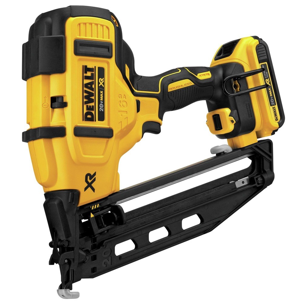 DEWALT DCN660D1R 20V MAX XR 16게이지 각도 마감 네일러 (인증된 리퍼비시 제품) 5