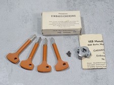 DDR Einbausicherung Schloss Sicherheitsschloss mit 4 Schlüssel NEU + OVP