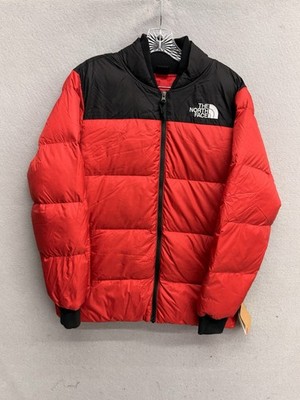 The North Face Mens Nordic Puffer Jacket 700-Down Red Black Size S Retail $290
