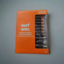 ONN 65W Universal Laptop Charger Adapter 10 Interchangable Tips Unused