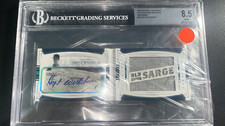 Hoyt Wilhelm 2018 National Treasures Cut Booklet Jersey #9/10 Beckett 8.5/10