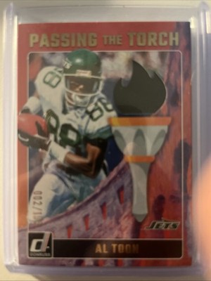 2024 Donruss #PTT-JET Al Toon / Garrett Wilson Passing the Torch Jerseys #/199