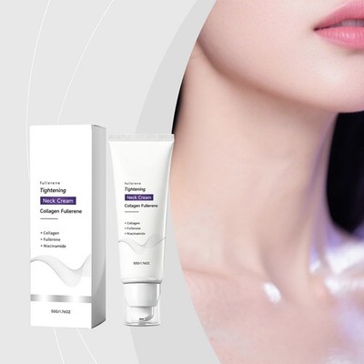 3 Stück Magec Creme Magic Collagen Fullerene Halscreme, feuchtigkeitsspendend