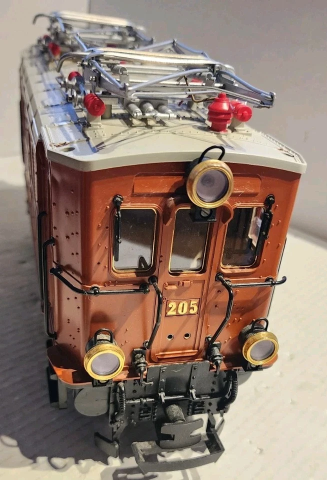 LGB 2045 G Scale RhB Electric Locomotive #205 - Image 4 of 4