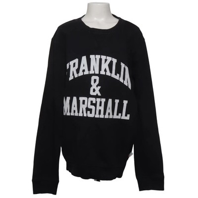 Franklin Marshall, Sweatshirt, Größe: 170, Schwarz/Weiß #CEe