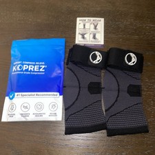 KOPREZ Large L Plantar Fasciitis Sleeve Ankle Compression Support NEW - 1 Pair