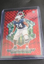 2024 Panini Mosaic - Rookies Olumuyiwa Fashanu #311 Red Mosaic Prizm (RC)