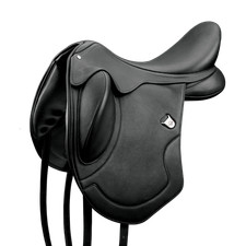 Bates Artiste Dressage Monoflap Saddle FREE LEATHER BALSAM FREE EXTRA GULLET ...