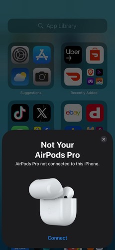Apple AirPods Pro 2nd Generation with MagSafe Wireless Charging Case (USB‑C)... - Zdjęcie 5 z 5