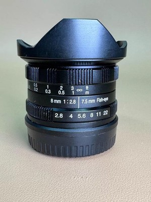 7artisans 7.5mm F2.8 II Wide Angle Fisheye Manual Lens for Fujifilm X Camera T20