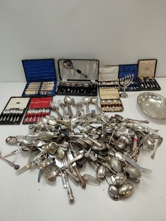 Huge 17kg Bundle Of Silver Plate | Job Lot [1] #234