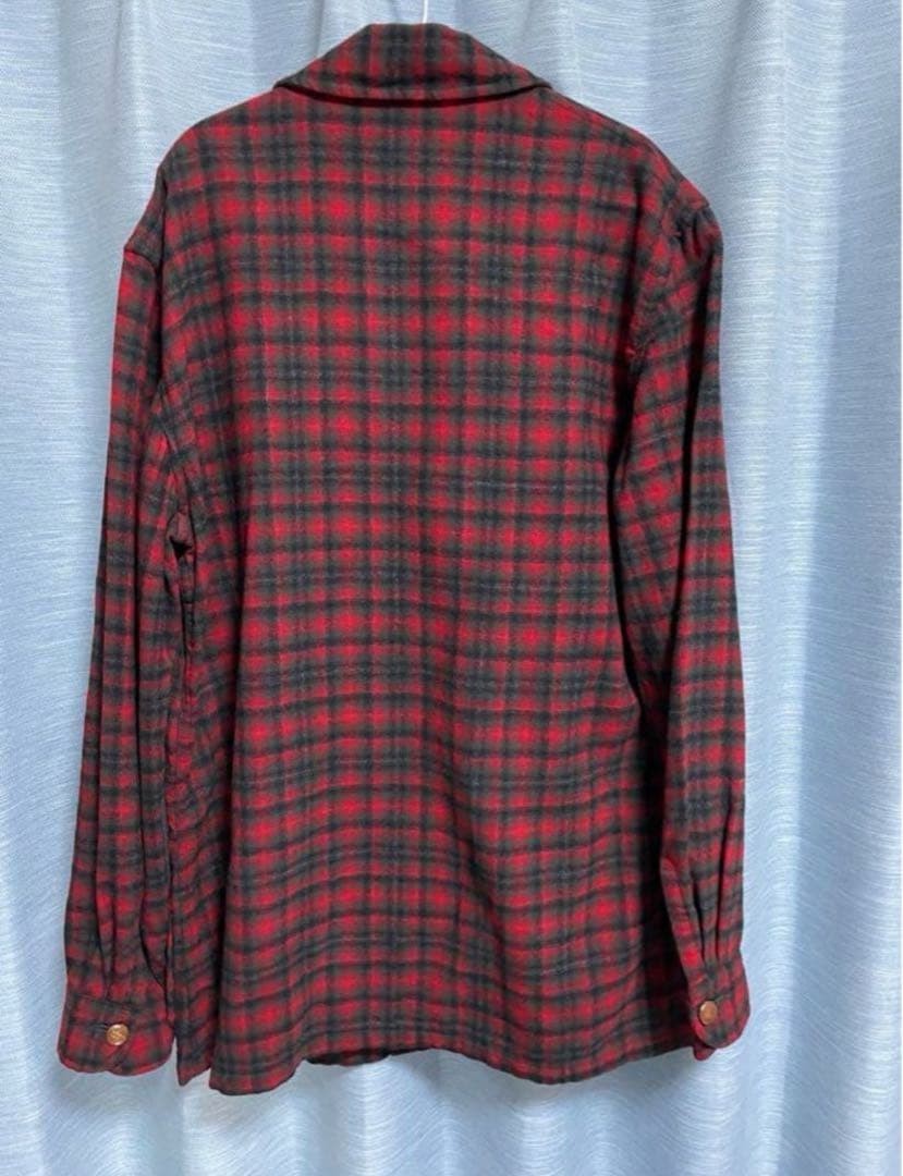 Pendleton Uncon Jacket Shadow Check Wool Vintage M - image 2