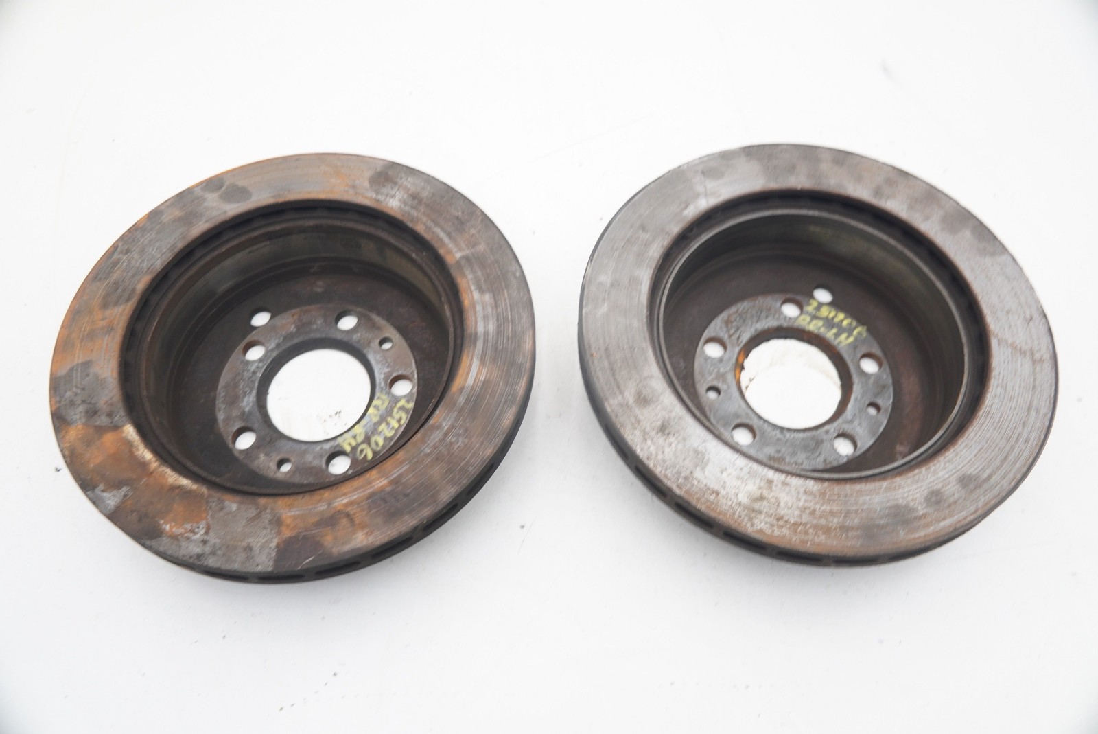 Set 2 Rear Left Right Disc Brake Rotor 115078 OEM Ferrari Mondial 1985