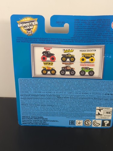 Hot Wheels Monster Jam 25th Anniversary Titan Yellow 1:64 New In Box Mattel - Picture 7 of 14