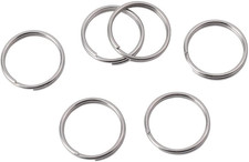 1/2 Inch Split Key Rings,Stainless Steel Dog Tag Mini Rings,Small Key Chain Ring