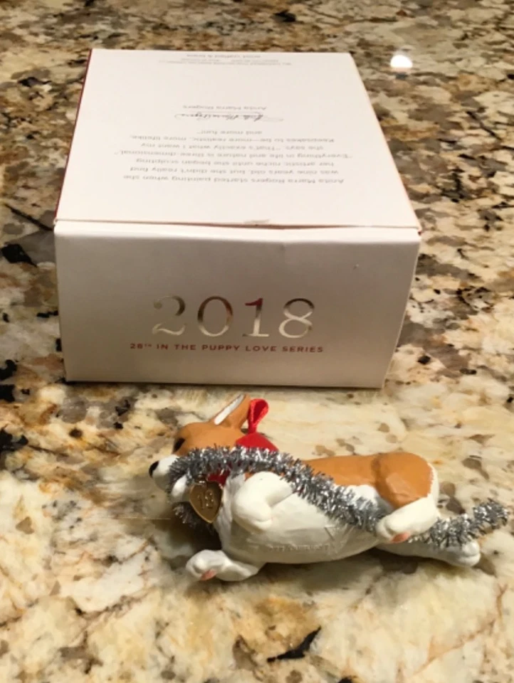 Hallmark 2018 Welsh Corgi Keepsake 28th In The Puppy Love Series~ - Imagem 4 de 4