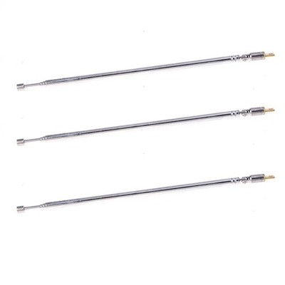 4 Pcs 62cm Long 4 Sections Radio Control AM FM Radio  Telescopic Antenna L4A3