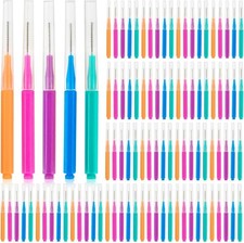 100 Pcs Interdental Brushes Between-Teeth Disposable Braces Brush for